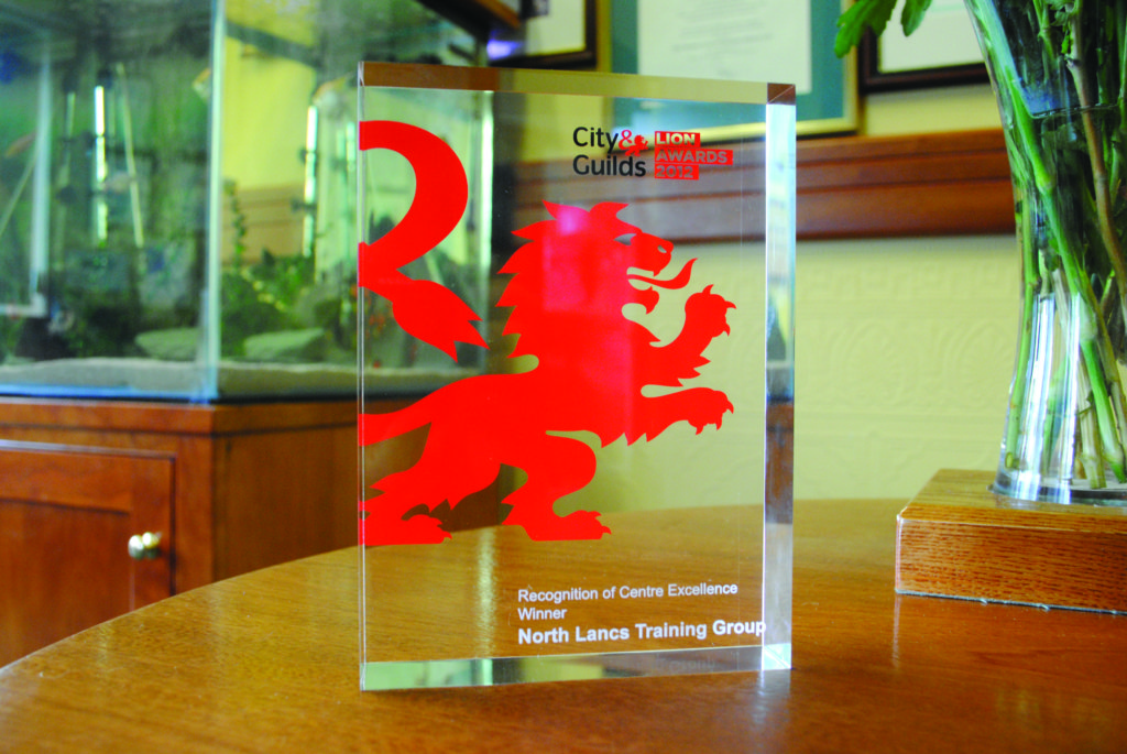 NLTG Win the City & Guilds Lion Award for Recognition of Centre Excellence