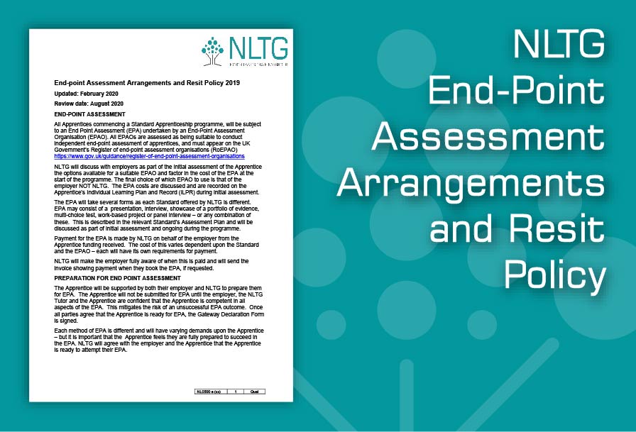 NLTG EndPoint Assessment Arrangements and Resit Policy01 North