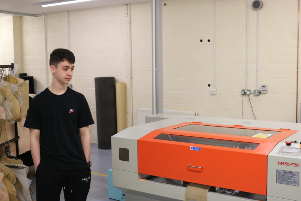 NLTG Apprentice Lukas Roe-Bell giving a tour of Beagle Orthopaedic